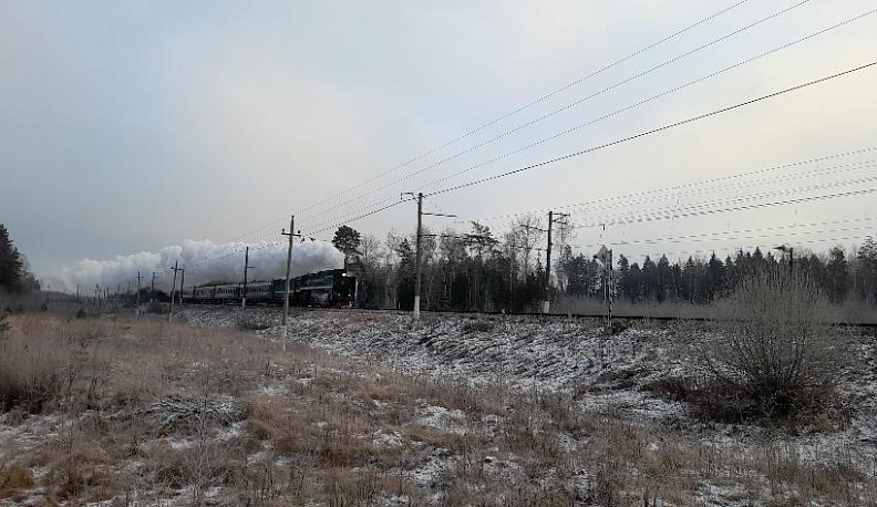 В Калугу идет новогодний поезд