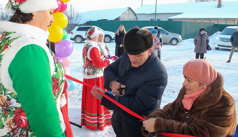 В Жиздринском районе открылся обновленный Коллективизаторский сельский дом культуры