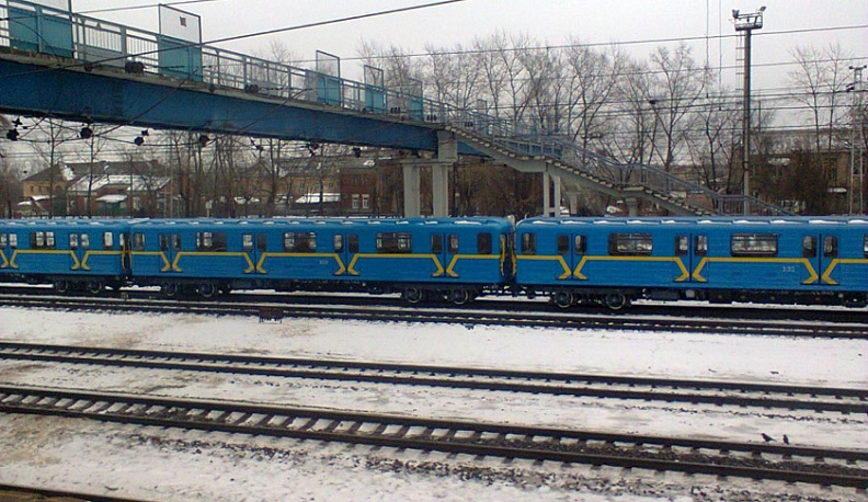 Сегодня утром в Малоярославец пришел первый пробный поезд метро