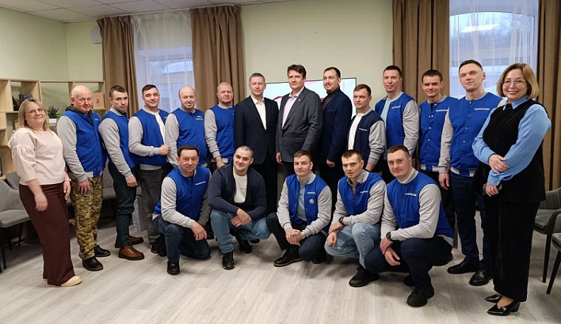 Встреча ветеранов СВО прошла в калужском филиале фонда «Защитники Отечества»