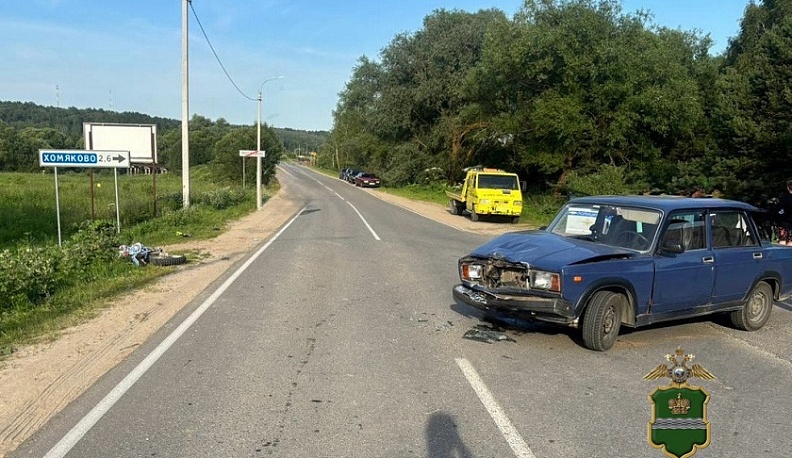 13-летний мотоциклист пострадал при столкновении с автомобилем