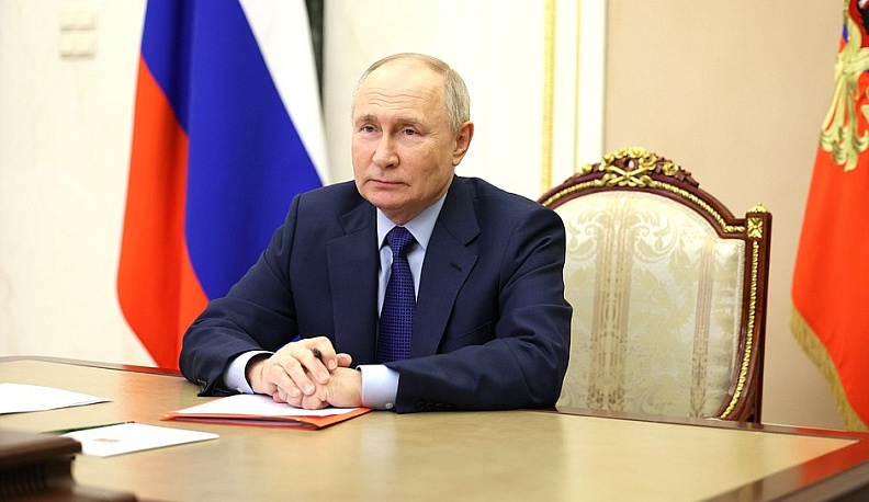 Владимир Путин провел совещание с постоянными членами Совета Безопасности