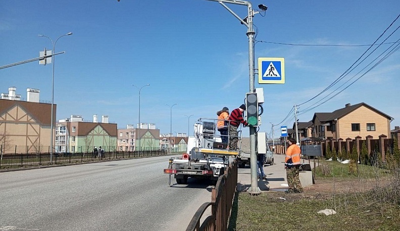 После обращений в интернете в Калуге починили светофоры