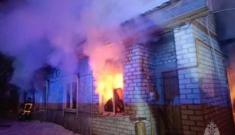 В Кирове при пожаре погиб мужчина