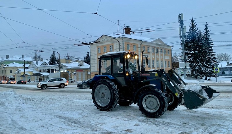 С калужских улиц за выходные вывезли более 34 тысяч кубометров снега