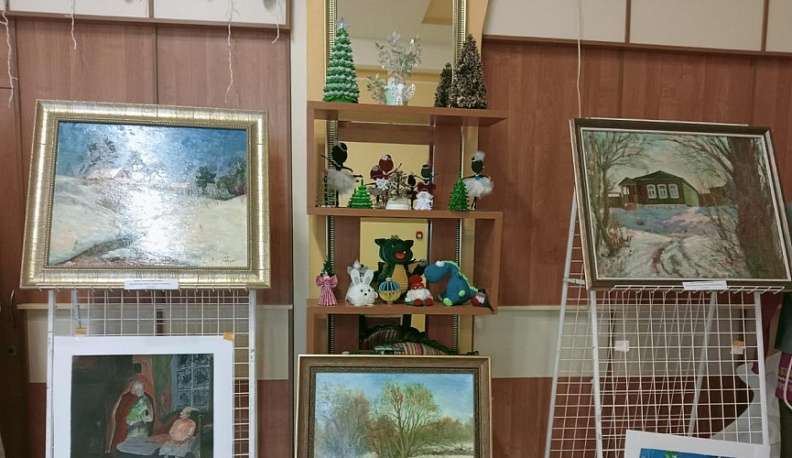 В Сухиничах открылась рождественская выставка