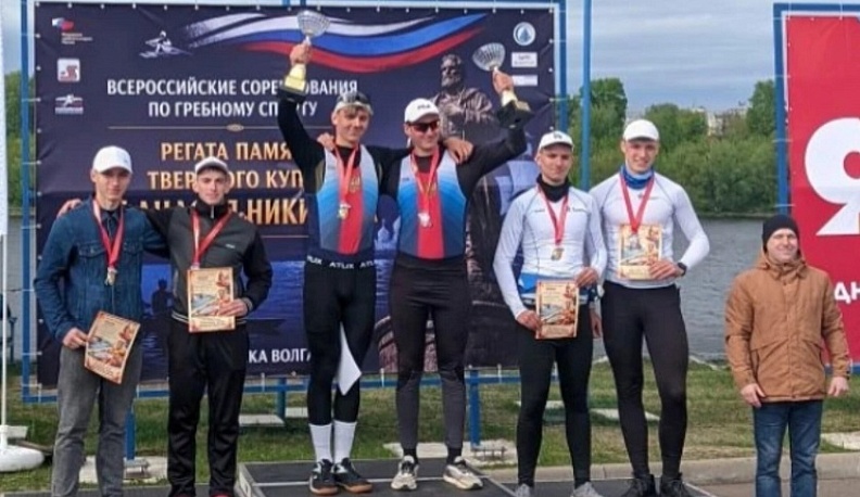 Полный комплект медалей завоевали калужские гребцы на Всероссийских соревнованиях