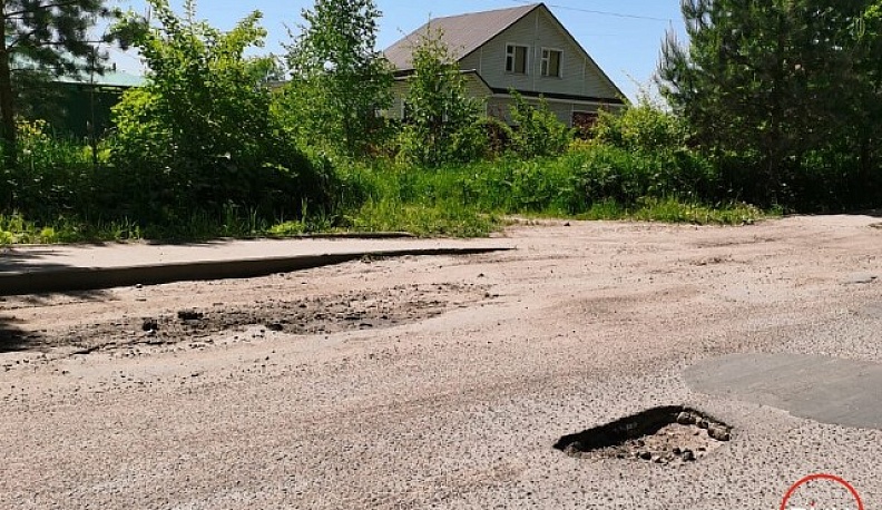 В Боровском районе залатали дорогу по просьбе местных жителей в соцсетях