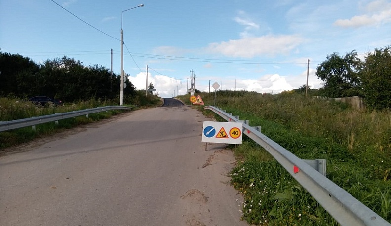 В Козельском районе отремонтировали дорогу