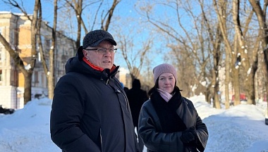 В Калуге к преображению готовят бульвар на улице Чичерина