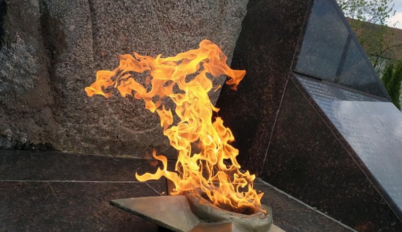 На калужском заводе КЭМЗ прошёл митинг, посвящённый Дню Победы