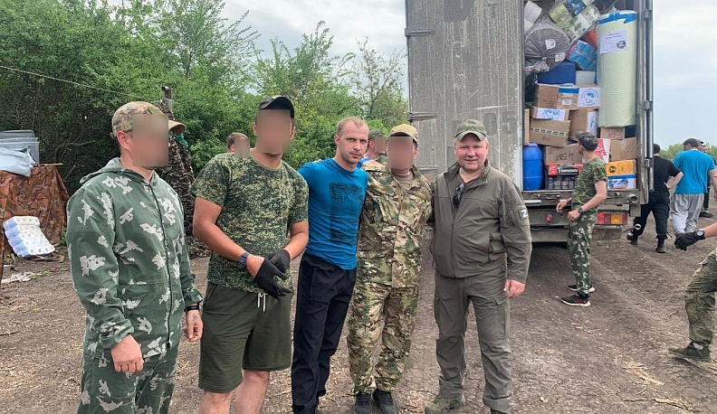 Очередная партия гумпомощи прибыла на фронт из Ферзиковского района