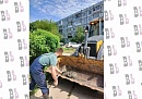 Из балабановской канализации достали целую кучу тряпок