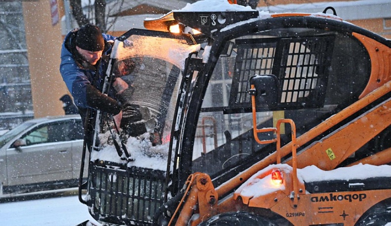 Губернатор отметил качество уборки снега в Обнинске