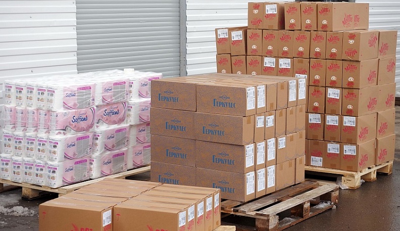 Из Калуги в Ростов отправляется гуманитарный груз для беженцев из Донецка и Луганска