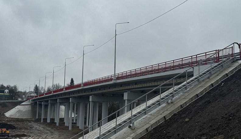 В Калуге завершился ремонт моста через Росвянку