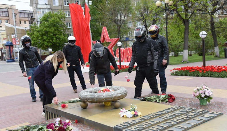 В канун празднования Дня Победы дан старт мотопробегу по местам боевой славы Калужской области