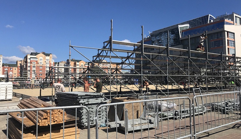 Волейбол мирового уровня обнинцы будут смотреть на площадке в центре города