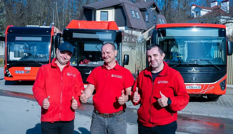 Владислав Шапша поздравил коллектив Управления калужского троллейбуса