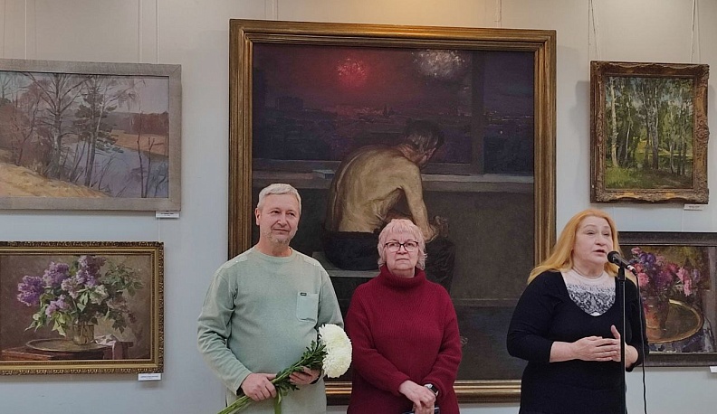 В Калуге презентовали выставку живописи Сергея Золотарёва