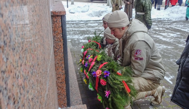 В Медыни прошёл памятный митинг