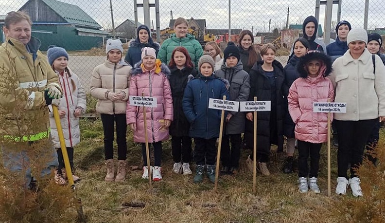 Мятлевским школьникам показали, как разлагается мусор