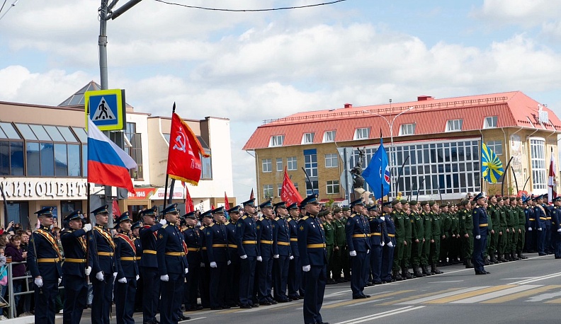 В Малоярославце прошёл парад Победы