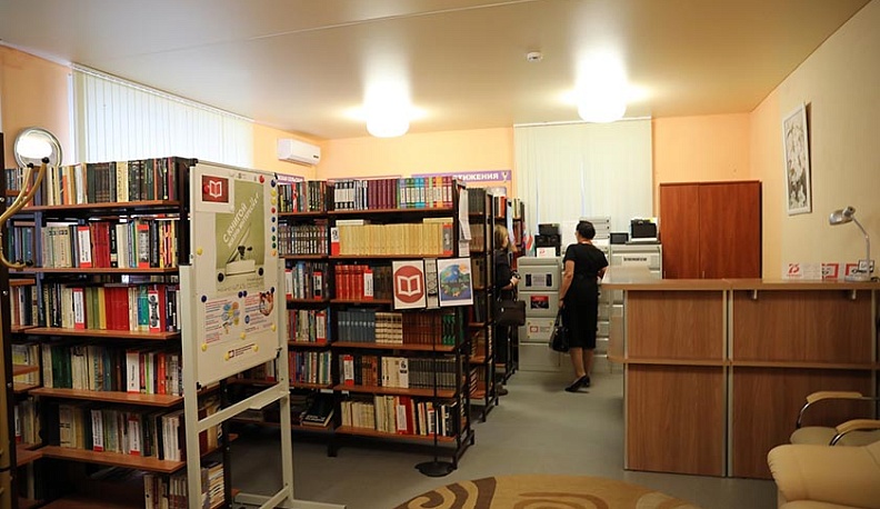 К Новому году Дворцам подарили обновленную библиотеку