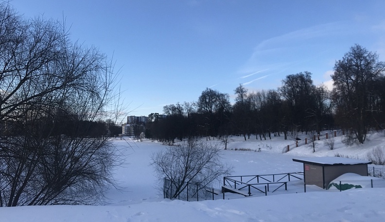 Спасатели Обнинска ежедневно контролируют толщину льда на водоемах