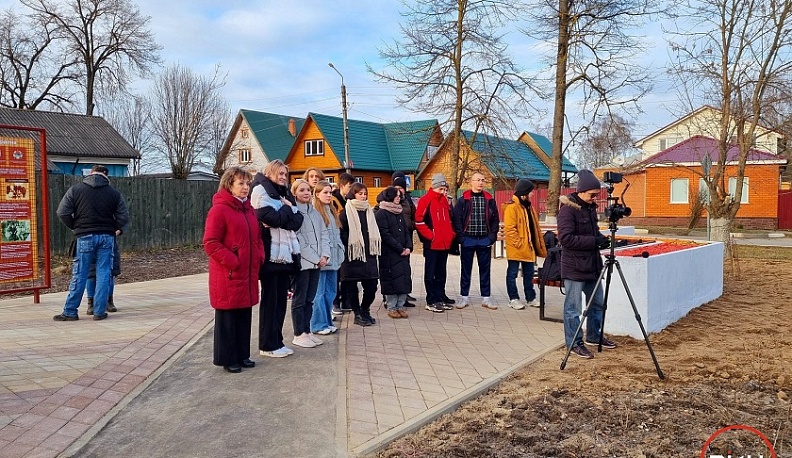 В Боровске официально открыли новый сквер