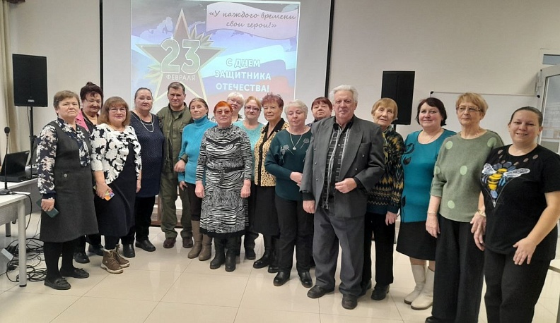 В медынском Доме культуры прошла встреча с участником СВО