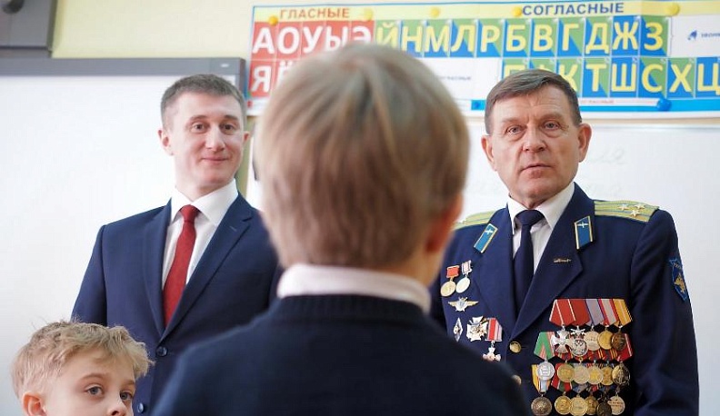 В школе №13 Калуги прошел урок мужества