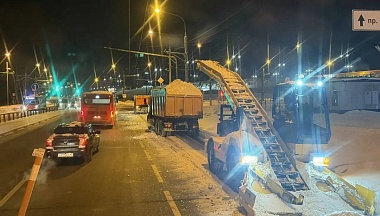 С начала 2026 года из Калуги вывезено более 100 тысяч кубометров снега