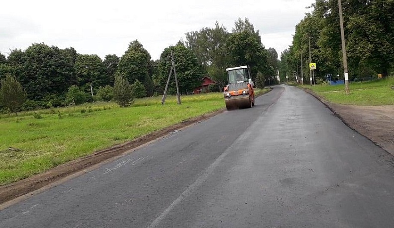 В Куйбышевском районе отремонтировали более шести километров трассы «Мокрое – Закрутое»