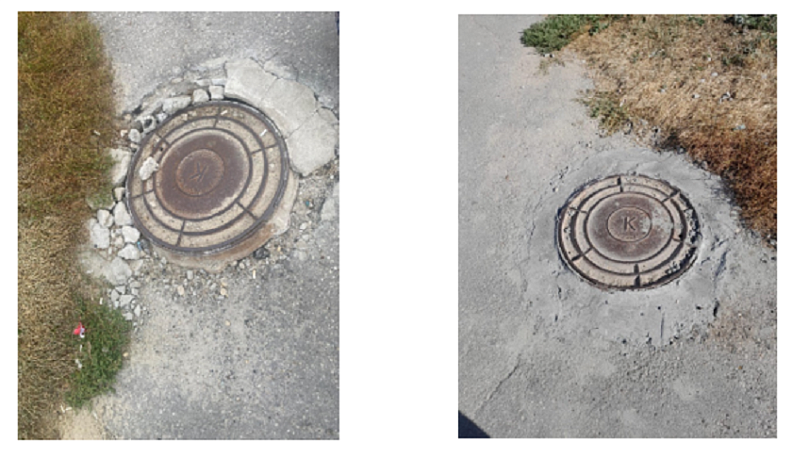 В микрорайоне Кошелев отремонтировали асфальт и убрали мусор после обращений в интернете