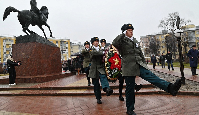 Калужане почтили память узников фашистских концлагерей