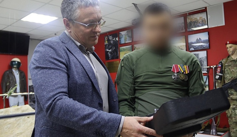 В калужский батальон передали новый дрон