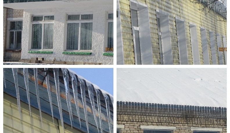 В школах Кировского района не оградили места падения наледи с крыш