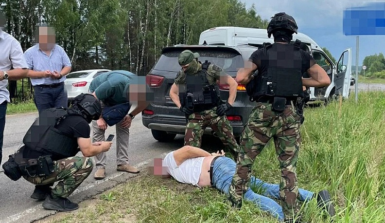 Задержание подозреваемого.