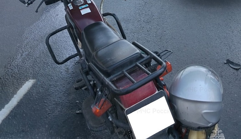 В Калуге мотоциклист пострадал после столкновения с иномаркой