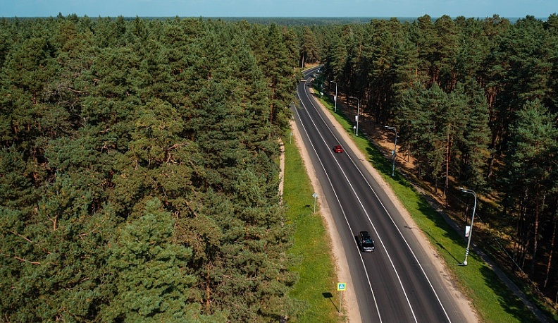 В Калужской области участок трассы А-130 защитили слоями износа