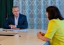 Владислав Шапша встретился с жителями области на личном приеме Владислав Шапша встретился с жителями области на личном приеме