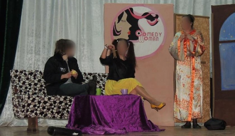 В Калуге женщины-заключенные показали «COMEDY»