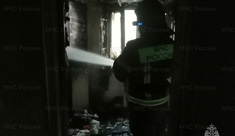 В Обнинске сгорела квартира