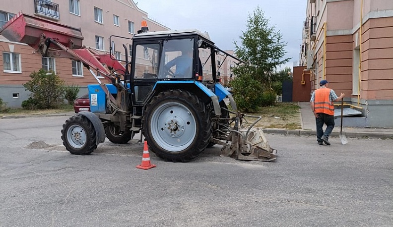Более чем на 290 квадратных метрах калужских дорог был проведен ямочный ремонт 
