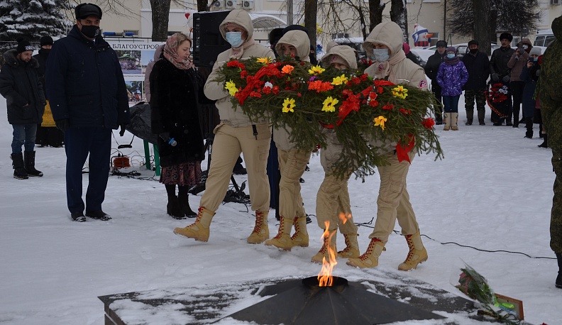 В Медыни прошёл ежегодный памятный митинг