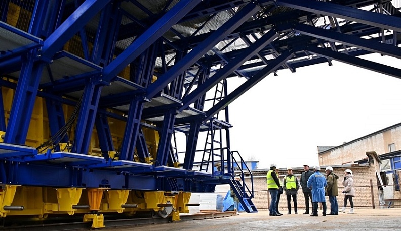 В Малоярославце собрали уникальный комплект опалубки для Забайкальского участка БАМа