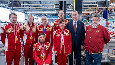 Владислав Шапша встретился с чемпионами Зимних Паралимпийских игр 2026 года