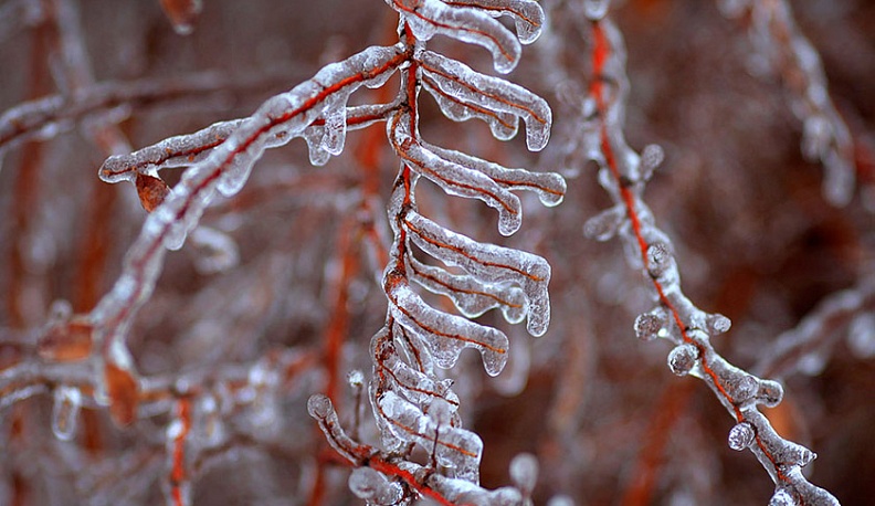 Калугу накрыл ледяной дождь