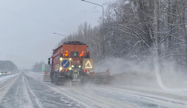 В Калужской области в четверг ждут сильный снегопад и гололедицу